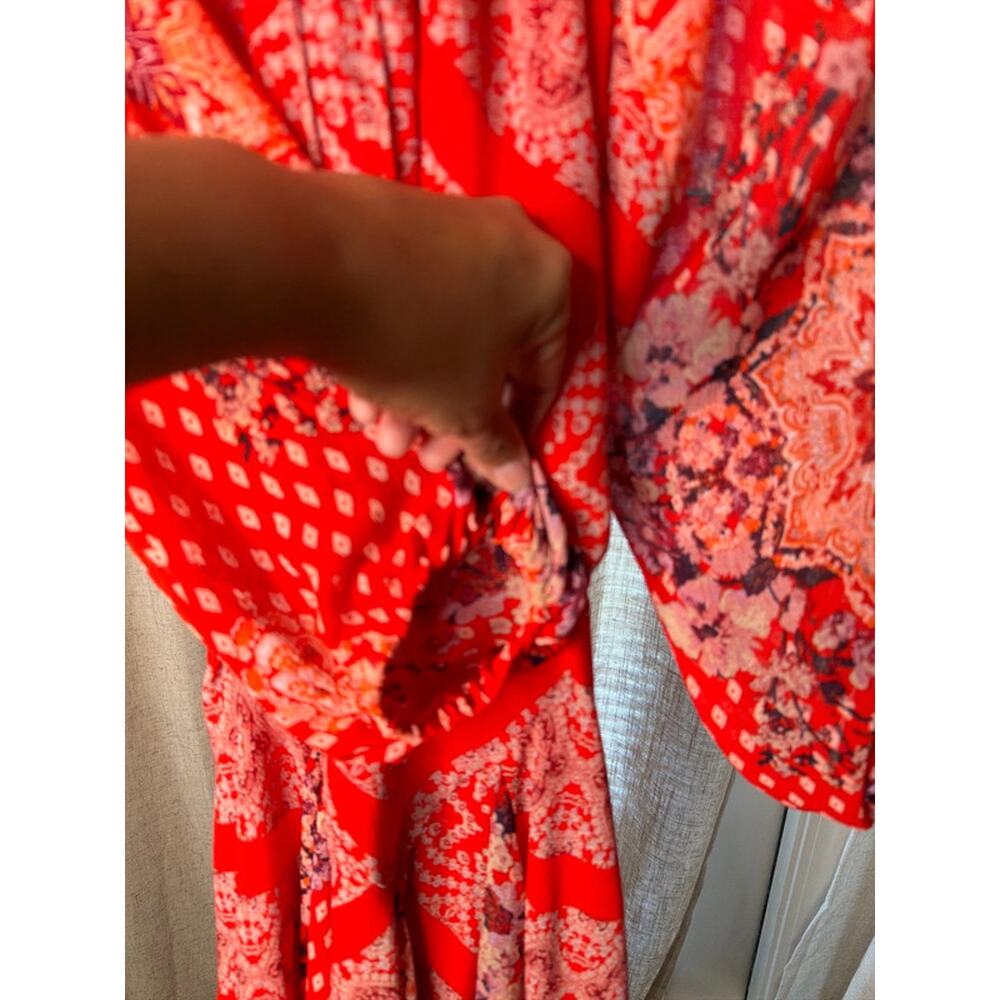 Free people, BoHo handkerchief dress open back XS 2723 - Picture 4 of 8